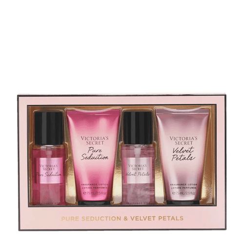 Kit Victoria's Secret Pure Seduction & Velvet Petals - Body Lotion 75ml + Body Splash 75ml