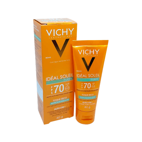 Vichy Laboratoires Idéal Soleil Purify - Protetor Solar 70FPS 40g