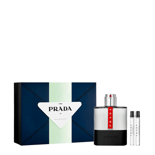 Kit Prada Luna Rossa Carbon - Eau de Toilette 100ml + c/2 Travel Size 10ml