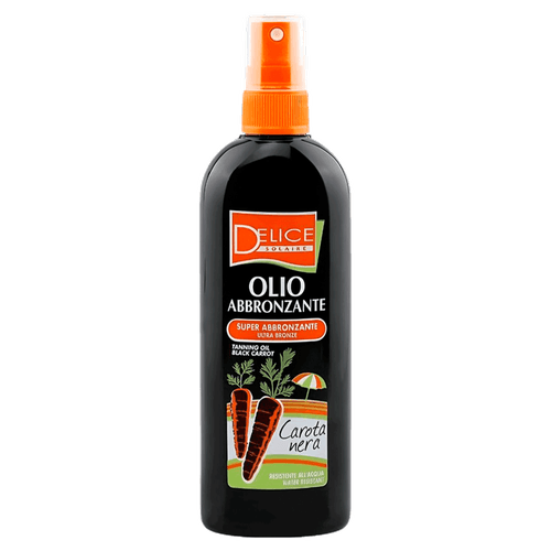 Delice Solaire Olio Abbronzante Black Carrot Spray - Óleo Bronzeador 150ml