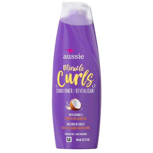 Aussie Miracle Curls Coconut & Australian Jojoba Oil - Condicionador Revitalisante 360ml