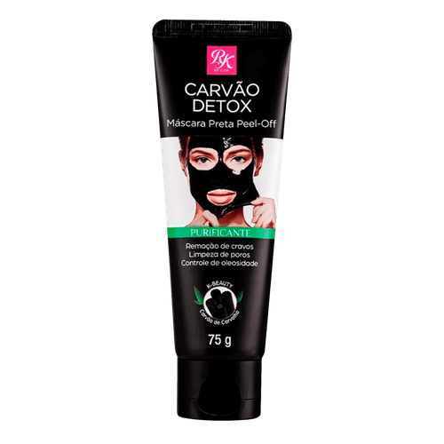 Kiss New York Ruby Kisses Carvão Detox - Máscara Peel-Off 75g