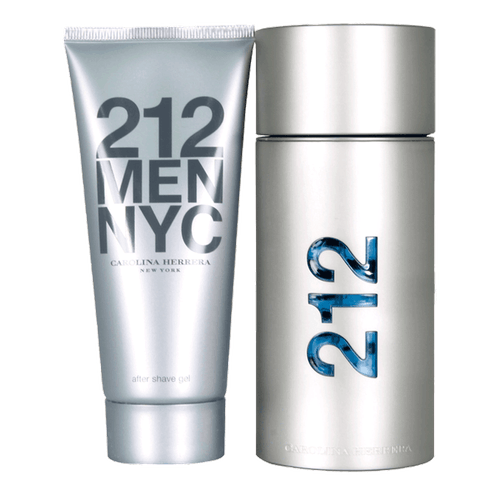 Kit Carolina Herrera 212 Men - Eau de Toilette 100ml + Gel Pós Barba 100ml