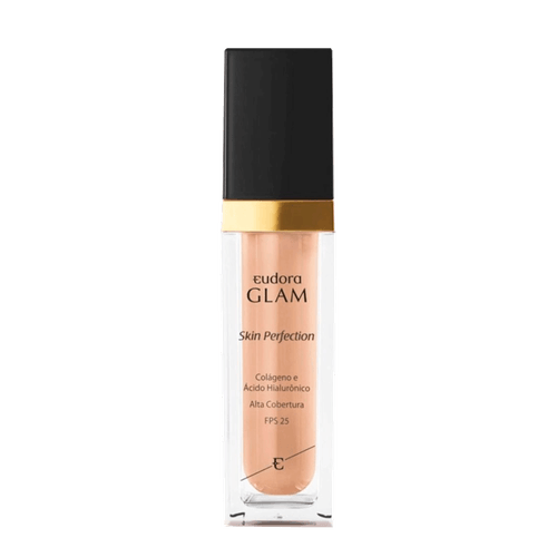 Eudora Glam Skin Perfection - Base Líquida Alta Cobertura 30ml