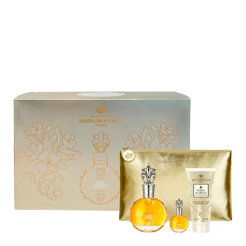 Kit Royal Diamond Marina de Bourbon - Edp 100ml + Edp 7,5ml + Body Lotion 100ml + Necessaire