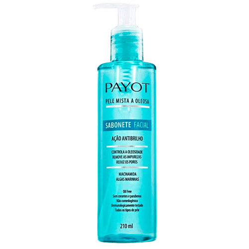 Payot Ação Antibrilho Pele Mista A Oleosa - Sabonete Facial 210ml