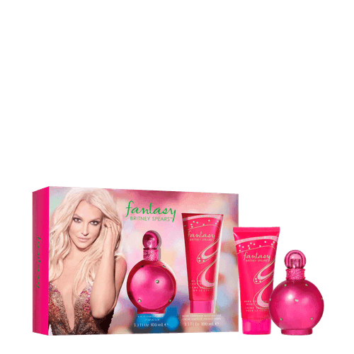 Kit Britney Spears Fantasy - Eau De Parfum 100ml + Body Soufle 100ml