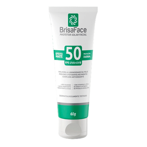 Brisa Face Efeito Mate - Protetor Solar Facial Fps 50 60g