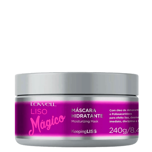 Lowell Liso Mágico - Máscara Hidratante 240g