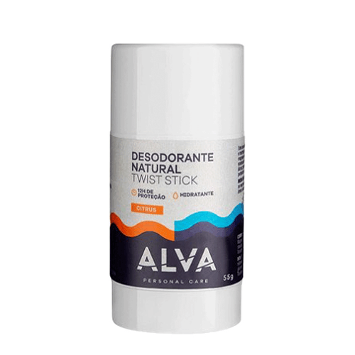 Alva Personal Care Twist Stick Citrus Vegano - Desodorante Natural Barra 55g