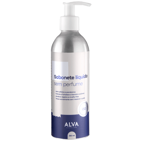 Alva Personal Care Sem Perfume - Sabonete Líquido Vegano 250ml