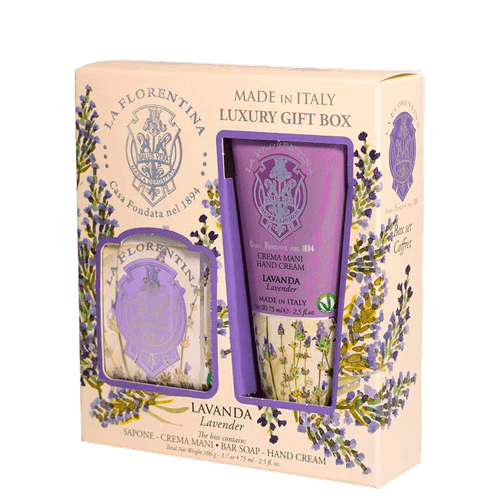 Kit La Florentina Luxury Gift Box Lavanda - Sabonete Em Barra 106g + Body Lotion 75ml