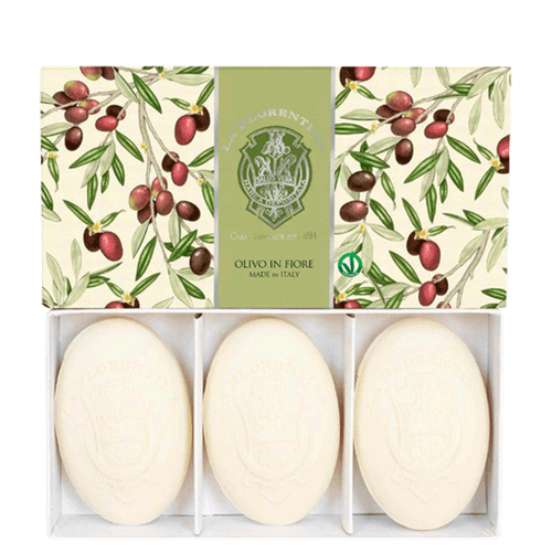 La Florentina Olivo In Fiore - Sabonete Em Barra 3x150g