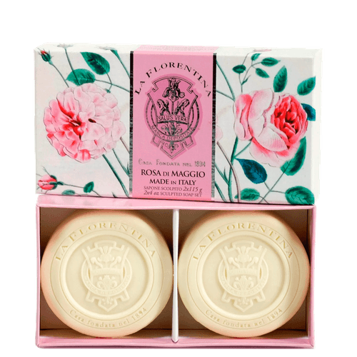 Kit La Florentina Rosa Di Maggio - Sabonete em Barra 2x115g