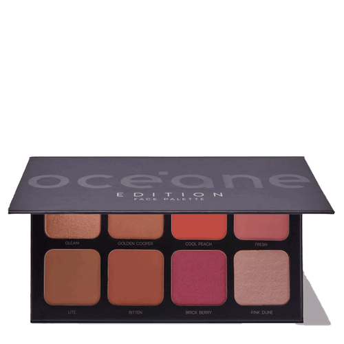 Océane Edition Face Palette - Paleta Multifuncional Iluminador Contorno Bronzer Blush 30,5g