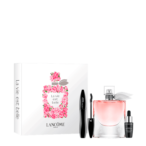 Kit Lancôme La Vie Est Belle Feminino - Eau de Parfum 100ml + Máscara Hypnôse Drama 6,5ml + Génifique Sérum 10ml