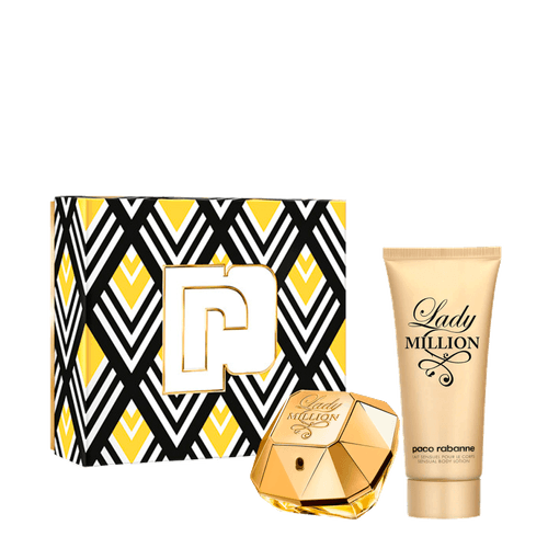 Kit Paco Rabanne Lady Million - Eau De Parfum 50ml + Body Lotion 100ml