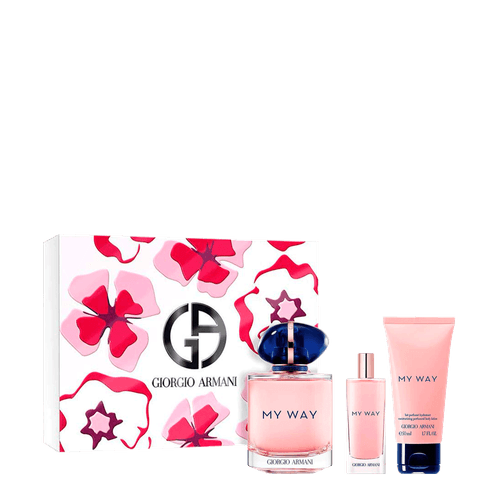 Kit Giorgio Armani My Way - Eau De Parfum 90ml + Eau De Parfum 15ml + Body Lotion 50ml