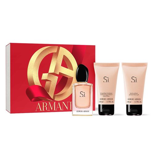 Kit Giorgio Armani Sì - Eau de Parfum 50ml + Shower Gel 50ml + Body Lotion 50ml