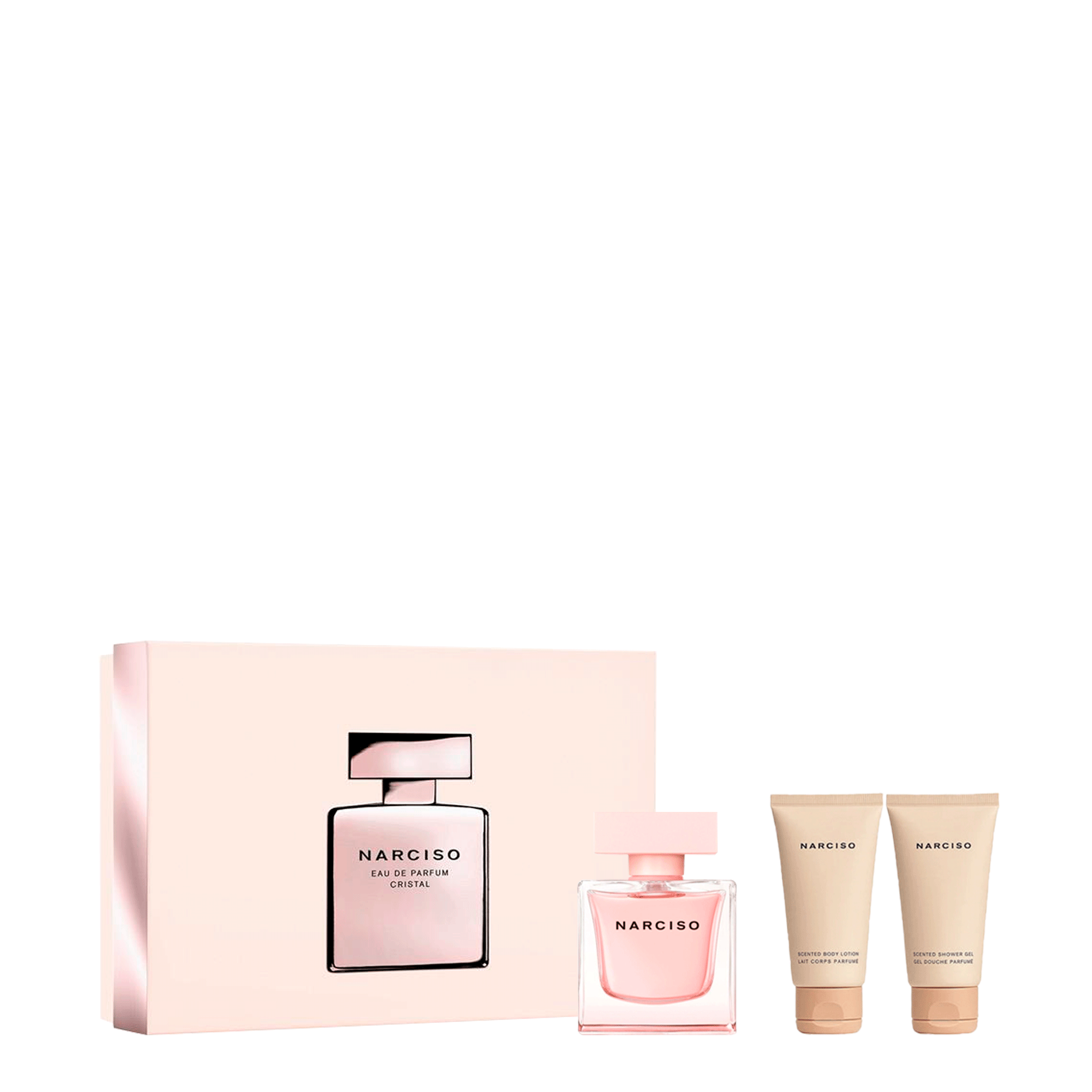 Kit Narciso Rodriguez Cristal - Eau De Parfum 50ml + Body Lotion 50ml + Shower Gel 50ml