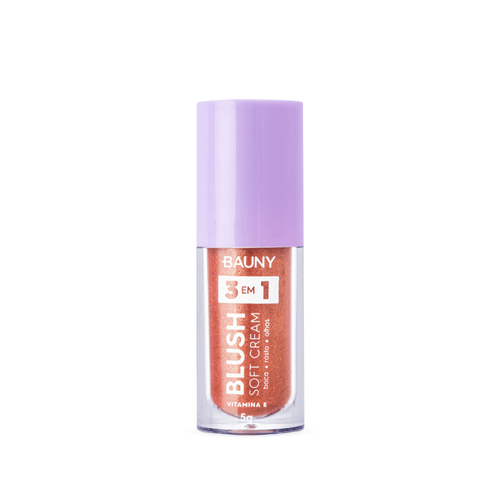 Bauny Soft Cream - Blush Líquido Soft 3 Em 1 5g