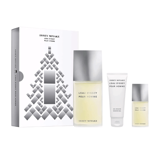 Issey Miyake L'Eau D'Issy Pour Homme Kit Eau de Toilette 125ml + Eau de Toilette 15ml + Gel 50ml