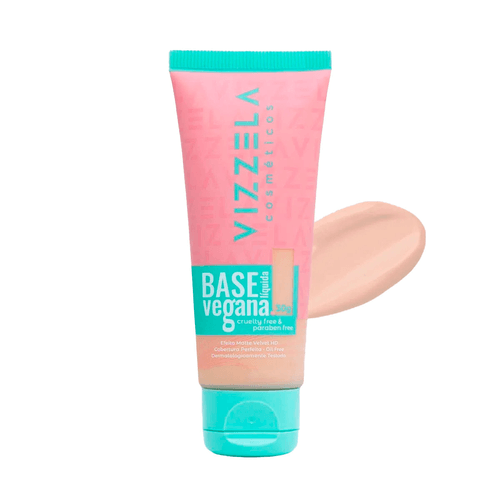 Vizzela Cosméticos - Base Líquida Vegana 30g