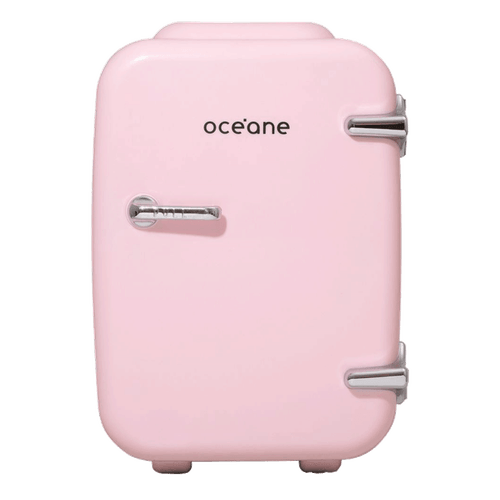 Océane Edition Skincare Fridge Rosa - Mini Geladeira Bivolt 4l