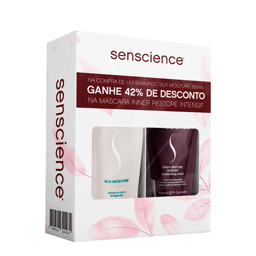 Kit Senscience Silk Moisture Inner Restore - Máscara 150ml + Shampoo 280ml