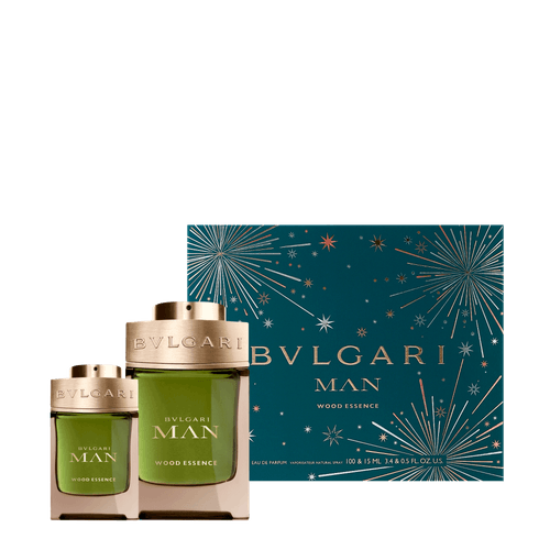 Bvlgari Kit Man Wood Essence - Eau De Parfum 100ml + Eau De Parfum 15ml