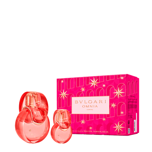 Kit Bvlgari Omnia Coral For Her - Eau de Toilette 100ml + Eau de Toilette 15ml