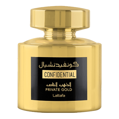 Lattafa Confidential Private Gold Eau de Parfum - Perfume Unissex 100ml