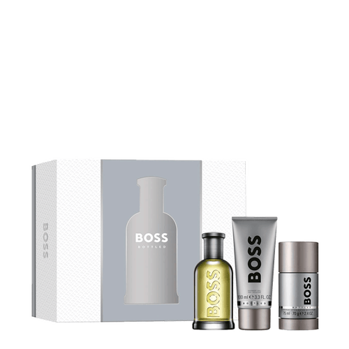 Kit Hugo Boss Bottled - Eau De Toilette 100ml + Desodorante 75ml + Shower Gel 100ml