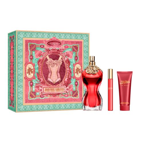 Kit Jean Paul Gaultier La Belle Coffret Eau de Parfum Perfume Feminino 100 ml + Creme corporal + Travel Size