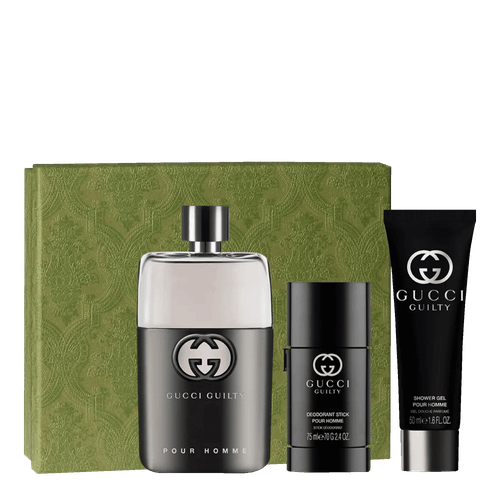 Kit Gucci Guilty Pour Homme - Eau de Toilette 90ml + Desodorante 75ml + Shower Gel 50ml