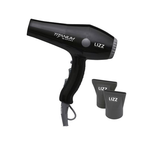 Lizz Profissional Titanium Black - Secador De Cabelo 220V