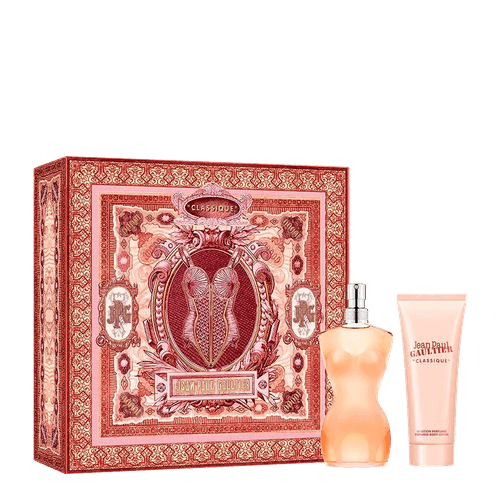 Kit Classique Jean Paul Gaultier Feminino - Eau de Toilette 50ml + Loção Hidratante Corporal 75ml