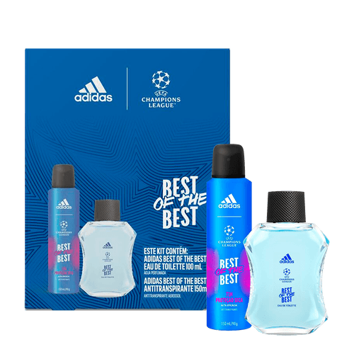 Kit Adidas UEFA Best Of The Best Eau de Toillete + Desodorante 150ml