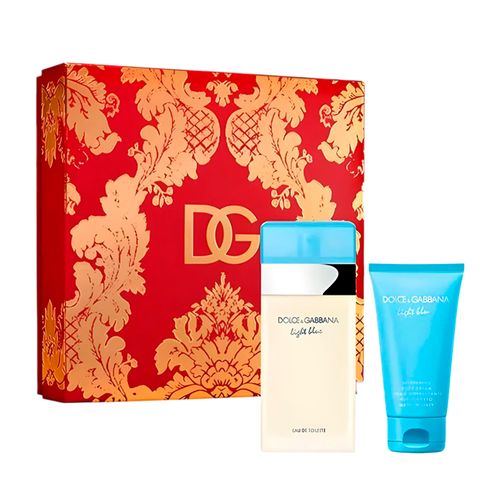 Kit Dolce e Gabbana Light Blue Eau de Toilette 100ml + Coffret Body Cream 50ml