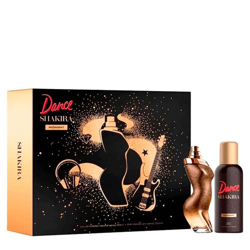 Kit Shakira Dance Midnight - Eau de Toilette 80ml + Desodorante 150ml