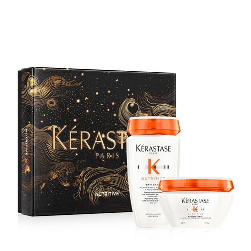 Kit Kérastase Nutritive Shampoo Bain Satin 250ml + Máscara Masquintense 200ml