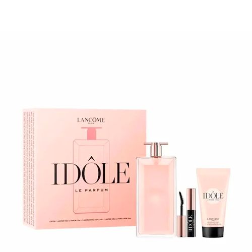 Kit Lancôme Idôle Le Parfum Eau de Parfum - Perfume Feminino 50ml + Body Lotion 50ml + Máscara de Cílios 1,5ml