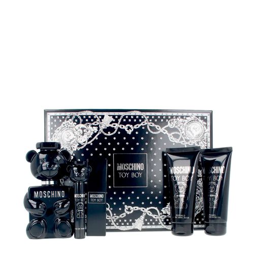 Kit Moschino Toy Boy EdP - Perfume Masculino 100ml + Loção Corporal + Pós-Barba + Travel Size