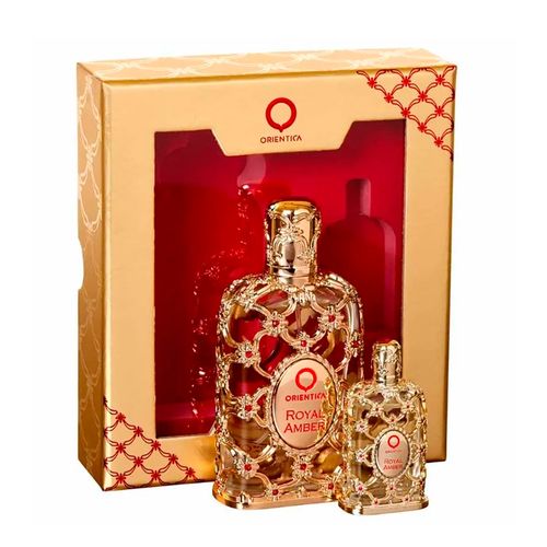 Kit Orientica Royal Amber Luxury Eau de Parfum - Perfume Unissex 30ml + Travel Size 7,5ml