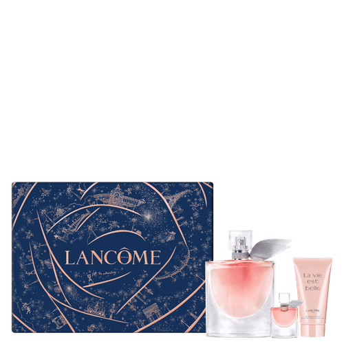 Kit Lancome La Vie Est Belle Eau de Parfum 100ml + Body Lotion 50ml + Mini 4ml