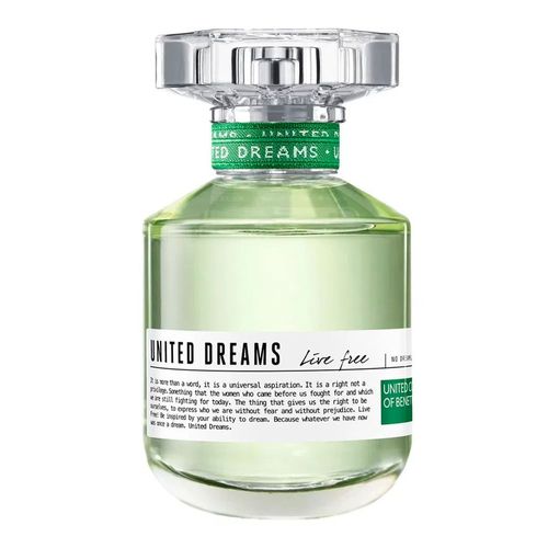 Benetton United Dreams Live Free Eau de Toilette - Perfume Feminino 80ml