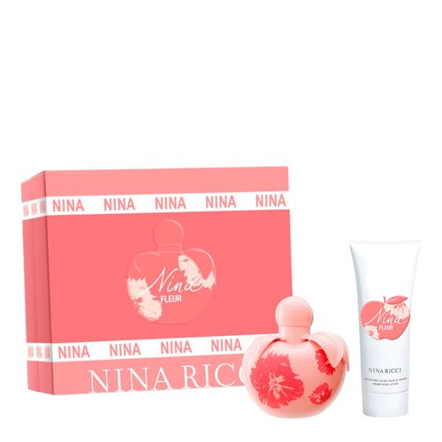 Kit Nina Ricci Fleur - Eau De Toilette 80ml + Body Lotion 100ml