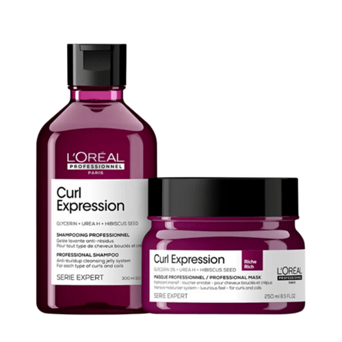 Kit L'Oréal Se Curl Expression Shampoo 300ml + Máscara 250g