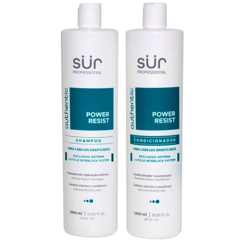 Kit Sur Profissional Powerr Resist - Shampoo 1000ml + Condicionador 1000ml