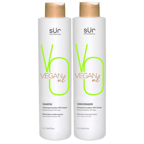 Kit Sur Profissional Vegan Oil - Shampoo 1000ml + Condicionador 1000ml